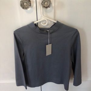 COS mock neck top